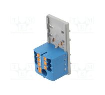 Splice terminal: distribution block; 2.5mm2,6mm2; ways: 1; blue | PTFIX6/6X25-NS35BU  | 3273068