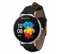 Garett Smartwatch Verona Sieviešu viedpulkstenis AMOLED / Bluetooth / IP67 / GPS / SMS | VERONA_SREB_CZARN_SKOR  | 5904238484517 | VERONA_SREB_CZARN_SKOR