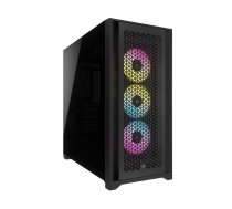 Corsair | Tempered Glass PC Case | iCUE 5000D RGB AIRFLOW | Side window | Black | Mid-Tower | Power supply included No | CC-9011242-WW  | 840006694342