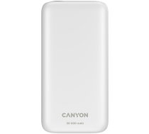 CANYON power bank PB-301 LED 30000 mAh PD 20W QC 3.0 White | CNE-CPB301W  | 5291485009892
