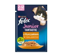 Felix Fanstastic Junior - wet cat food - 85 g | DLZPUIKMK0084 | 7613039786598 | DLZPUIKMK0084
