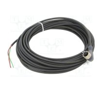 Connection lead; UNF 1/2-20; PIN: 3; angled; 10m; plug; 250VAC; 4A | XZCP1965L10  | XZCP1965L10