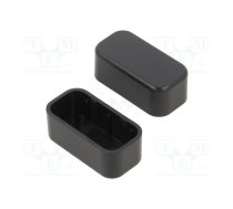 Enclosure: multipurpose; X: 24.7mm; Y: 48.3mm; Z: 18mm; ABS; black | ZOBD-MINI-ABS  | ZOBD MINI ABS