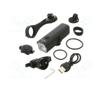 Torch: LED bike torch; 1.5h; 200lm,400lm,1000lm; IPX6; HighLine | ABF0166-SET  | HIGHLINE ABF0166 + HOLDER+REMOTE CONTROL