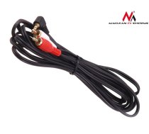 Cable 3.5mm mini jack 2RCA 3m black MCTV-825 | AKMCLAJMMCTV825  | 5902211102526 | MCTV-825