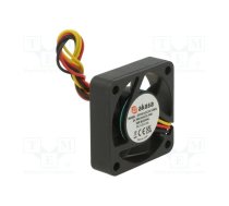 Fan: DC; axial; 12VDC; 40x40x10mm; 28.5dBA; EBR; 5400rpm; 2.41mmH2O | AK-4010MS-KT05  | AK-4010MS-KT05