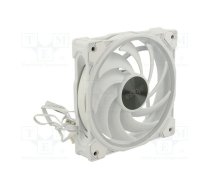 Fan: DC; axial; 12VDC; 120x120x25mm; 31.8dBA; HDB; 500÷2000rpm | AK-FN108-WH  | AK-FN108-WH
