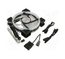 Fan: DC; axial; 12VDC; 120x120x25mm; 23.8dBA; FD; 1500rpm; 1.04mmH2O | AK-FN101  | AK-FN101