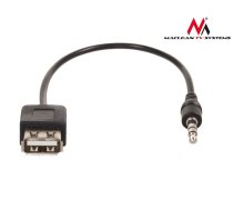 3.5mm 4C PLUG TO USB A FEMALE CABLE FOR IPOD | AKMCLKSSMCTV693  | 5902211100805 | MCTV-693