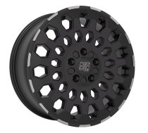 MSW 99 VAN Matt Black Lip Polished 8x18 5x108 ET45 CB65,1 60° 1000 kg W19423001TO3 | W19423001TO3  | 8027529195019 | 99 Van