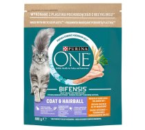 PURINA One Bifensis Coat & Hairball Chicken - dry cat food - 800 g | DLZPUIKDK0088 | 7613034015730 | DLZPUIKDK0088