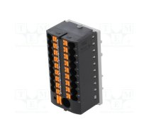 Splice terminal: distribution block; 2.5mm2,6mm2; ways: 1; black | PTFIX618X2.5NS35BK  | 3273124