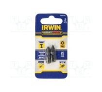 Screwdriver bit; Phillips; PH2; Mounting: 1/4" (C6,3mm); 2pcs. | IRW-IW6061302  | IW6061302