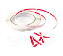 Splice tape; ESD; 12mm; 500pcs; Features: self-adhesive; red | ATS-029-1005A  | 029-1005A