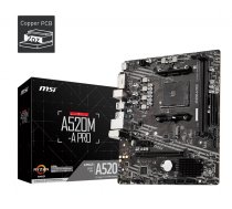 MSI A520M-A PRO AM4 DDR4 M-ATX MB | A520M-A PRO  | 4719072749927