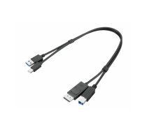 Lenovo | ThinkStation mDP + USB-A 3.0 to DP + USB-B 3.0 Dual Head Cable | 4X91D11453  | 195892017134