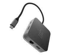 Green Cell 6 Ports Docking Station for MacBook Pro Dell XPS, Lenovo X1 Carbon and Others | AK61 | 5903317224587 | NUGCEUS4P000002