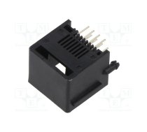 Socket; RJ45; PIN: 8; Layout: 8p8c; THT; angled | MJ3225-88-0  | MJ3225-88-0