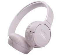 (V) Akcija! JBL on-ear bezvadu austiņas ar trokšņu slāpēšanu, rozā | JBLT660NCPIK  | 6925281983320