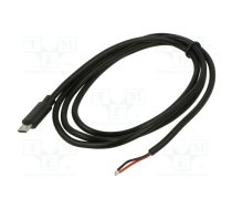 Cable; service; cables,USB B micro plug; 1m; black; 10W; 2A; 5V | AK-SC-39 | AK-SC-39