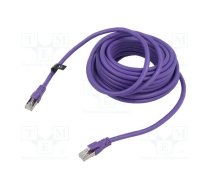 Patch cord; S/FTP; 6a; stranded; OFC; PVC; violet; 10m; 26AWG | IBMVL  | IBMVL