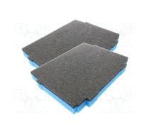 Foam insert; graphite-blue; 386x286x40mm; 2pcs. | LF-AB-MAKITA  | LF-AB-MAKITA