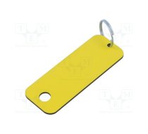 Keys; Bag: tag | ZNACZ-KLUCZ-80X30Y  | ZNACZ-KLUCZ-80X30-Y