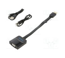 Converter; HDMI 1.4,flat; 0.15m; black | 74346  | 74346