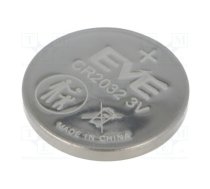 Battery: lithium; CR2032,coin; 3V; 225mAh; non-rechargeable | BAT-CR2032/EVE  | CR2032 3V 225MAH