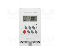 Programmable time switch; for DIN rail mounting; LCD; 50÷60Hz | QOLTEC-50629  | 50629