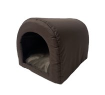 GO GIFT Dog and cat cave bed - brown - 40 x 33 x 29 cm | DLKGGFLEG0011  | 5905359297802 | DLKGGFLEG0011