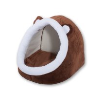 GO GIFT cat bed - brown-white - 40x45x34 cm | DLKGGFLEG0012  | 5905359297796 | DLKGGFLEG0012