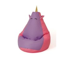 Sako bag pouf Unicorn pink-purple L 105 x 80 cm | PUFGGFDZI0052  | 5905359295068 | PUFGGFDZI0052