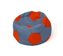 Soccer Sako bag pouffe grey-red L 80 cm | PUFGGFDZI0022  | 5905359294702 | PUFGGFDZI0022