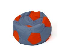 Soccer Sako bag pouffe grey-red XL 120 cm | PUFGGFDZI0023  | 5905359294832 | PUFGGFDZI0023