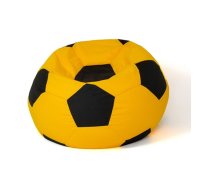 Soccer Sako bag pouffe yellow-black L 80 cm | PUFGGFDZI0028  | 5905359294719 | PUFGGFDZI0028