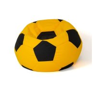 Soccer Sako bag pouffe yellow-black XL 120 cm | PUFGGFDZI0029  | 5905359294849 | PUFGGFDZI0029