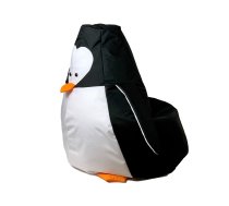 Sako bag pouf Penguin black and white L 105 x 80 cm | PUFGGFDZI0076  | 5905359298229 | PUFGGFDZI0076