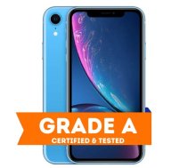 Apple iPhone Xr 128GB Blue, Pre-owned,  A grade | XR_128_BLUE_A  | 0190198774354.