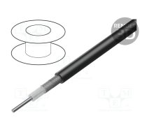 Wire: coaxial; RG223; solid; Cu; PVC; black; 5.4mm; CPR: Eca | L01001C0003  | L01001C0003