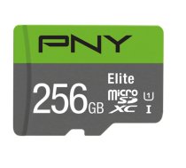 Memory card MicroSDXC Elite 256GB P-SDU256V11100EL-GE | SFPNYMD256V1110  | 751492625713 | P-SDU256V11100EL-GE