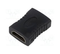 Adapter; HDMI 1.4; HDMI socket,both sides; black | SAVKABELCL-111  | SAVKABELCL-111