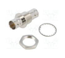 Adapter; BNC female,both sides; Insulation: PTFE; 75Ω; Mat: brass | 031-220N-75-12G  | 031-220N-75-12G