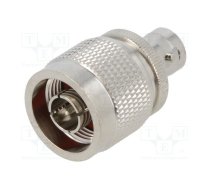 Adapter; BNC female,N male; Insulation: PTFE; 50Ω; Mat: brass; 4GHz | 031-216  | 031-216