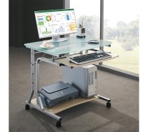 TECHLY Compact Desk for PC Metal Glass | 305687  | 8057685305687 | BIRTHLTRA0003