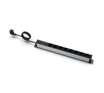 EMITERNET EmiterNet 19" 8-way power strip with pin, overvoltage protection, 3m cable, uni-schuko plug EM/LZ19.08F.3S.V | EM/LZ19.08F.3S.V  | 5904905309372 | LIPEMIRAK0007