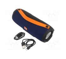 Speaker; black,blue,orange; FM radio,hands-free set; 10m; 7h | SAVBS-021 | BS-021