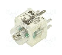 Contact block; -30÷70°C; Illumin: yes; IP00; Contacts: NO x2; 3mm | BZLII-AU  | BZLII_AU