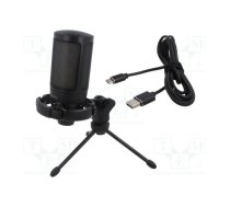 Microphone; black,red; USB A; wired; Features: PnP; 1.8m; -40dB | SAVGMC-SONARPRO01  | SONAR PRO 01