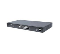 Intellinet 16-Port Gigabit Ethernet PoE+ Web-Managed Switch with 2 SFP Ports, IEEE 802.3at/af Power over Ethernet (PoE+/PoE) Compliant, 374 W, Endspan, 19" Rackmount | 561198  | 766623561198 | KILITLSWI0029